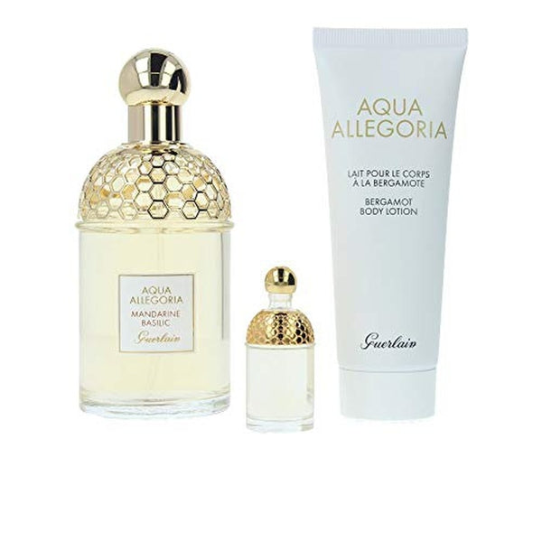 Guerlain Aqua Allegoria Mandarine Basilic Gift Set 125ml EDT + 7.5ml EDT + 75ml Body Lotion (This gift set contains:

1 x 125ml EDT
1 x 7,5ml EDT
1 x 75ml Body Lotion)