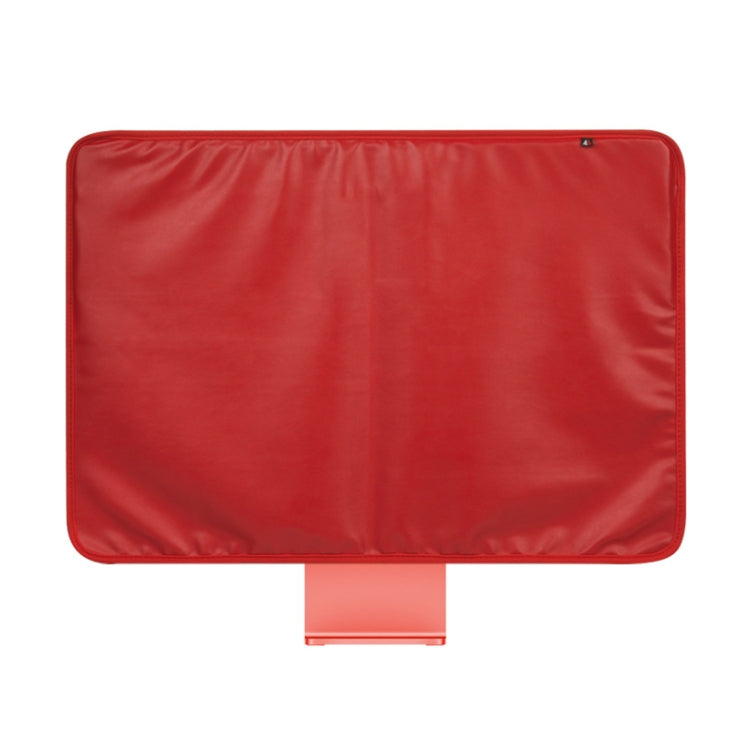 For 24 inch Apple iMac Portable Dustproof Cover Desktop Apple Computer LCD Monitor Cover with Storage Bag, 24 inch (Red), 24 inch (Black), 24 inch (Grey), 24 inch (Blue), 24 inch (Purple)