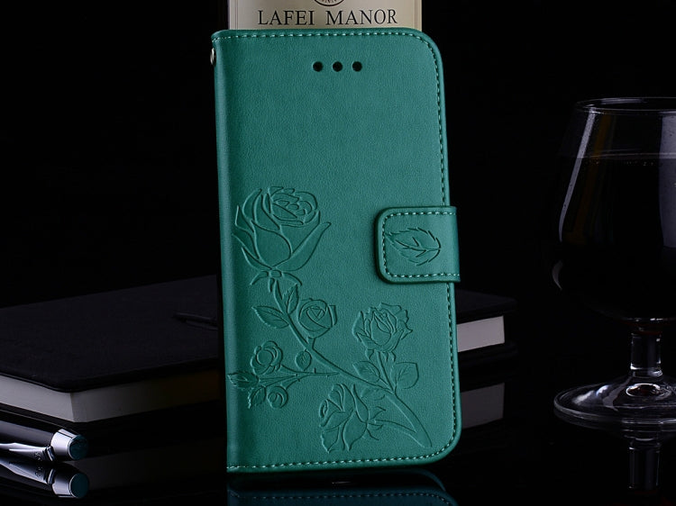 For Huawei Mate 10 Lite Rose Embossed Horizontal Flip Environmental PU Leather Case with Holder & Card Slots & Wallet, For Huawei Mate 10 Lite, Huawei Mate 10 Lite
