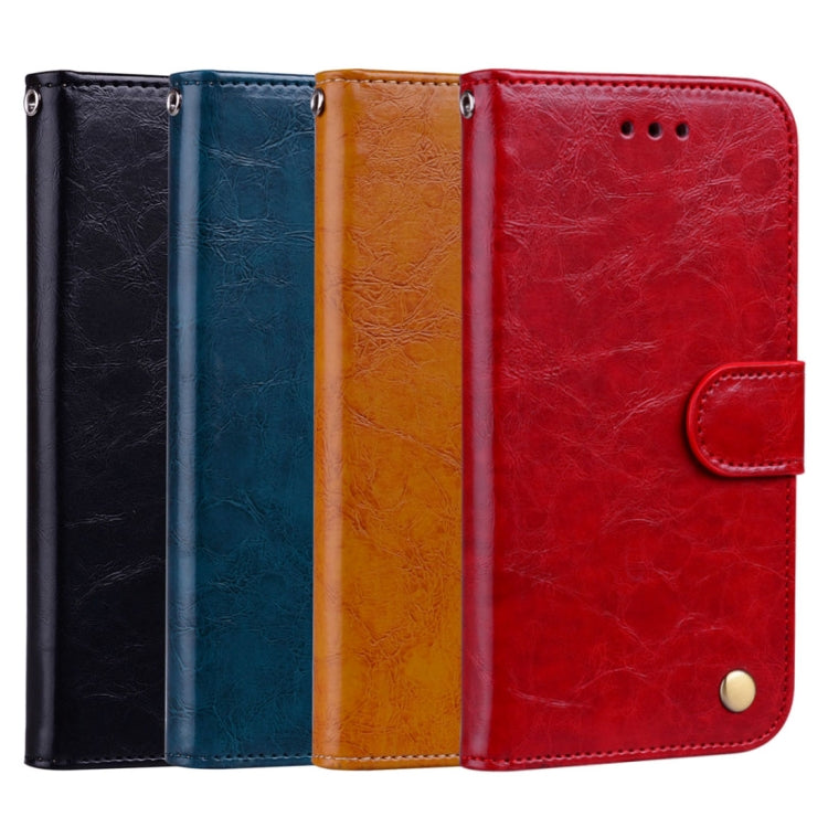 Business Style Oil Wax Texture Horizontal Flip Leather Case for Huawei Honor 7C / Enjoy 8 / Y7 (2018) / Y7 Prime (2018) / Nova 2 Lite, with Holder & Card Slots & Wallet, For Huawei Honor 7C, For Honor 7C / Y7 Prime (2018)                               ...