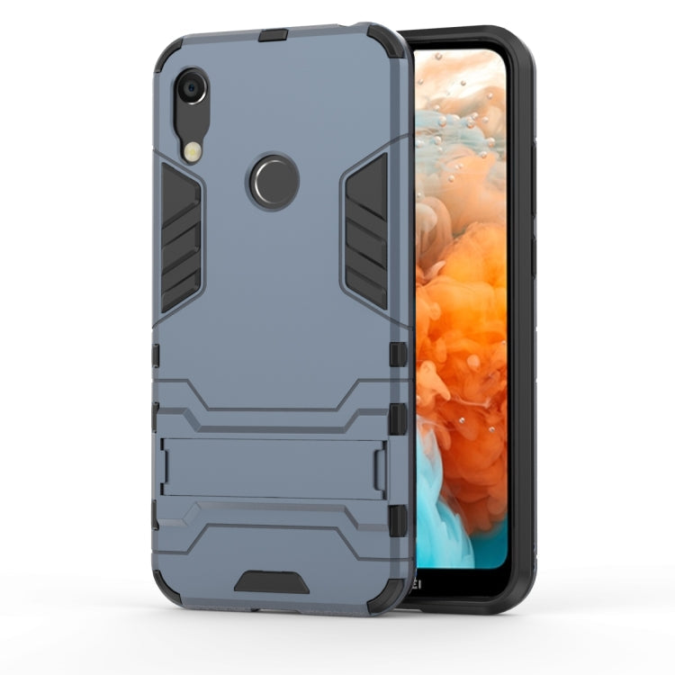 Shockproof PC + TPU Case for Huawei Y6 (2019), with Holder, For Huawei Y6 (2019), For Huawei  Y6 (2019)