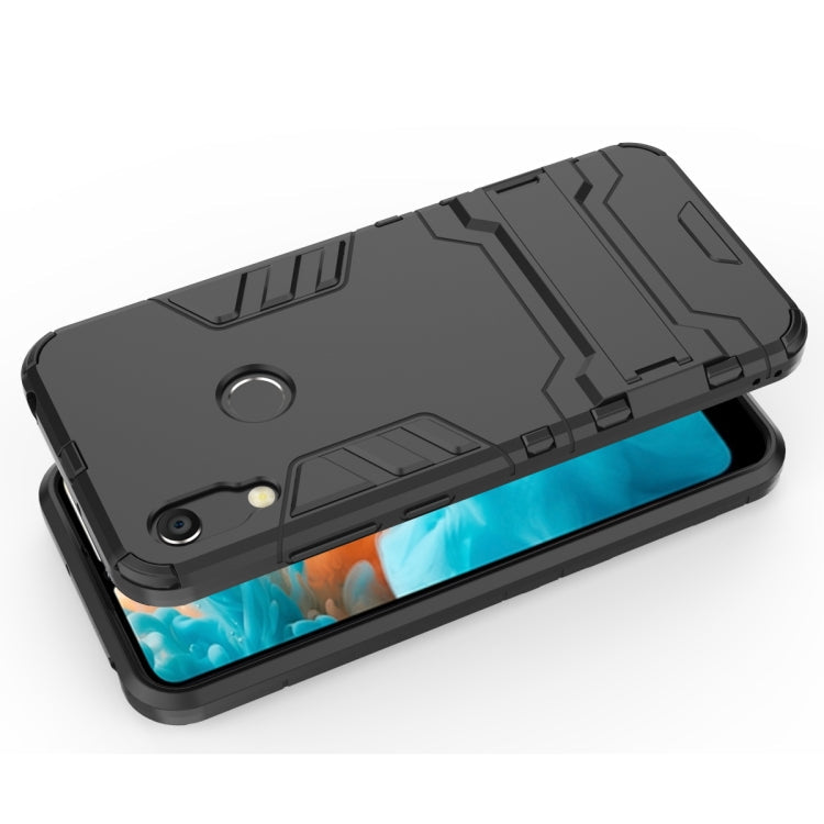 Shockproof PC + TPU Case for Huawei Y6 (2019), with Holder, For Huawei Y6 (2019), For Huawei  Y6 (2019)