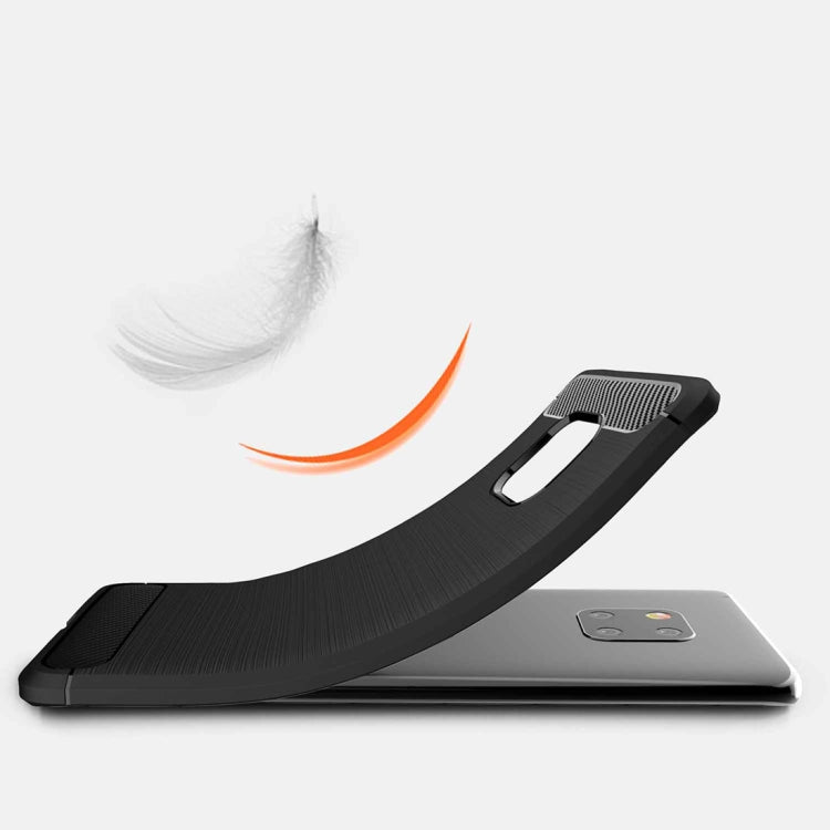 Brushed Texture Carbon Fiber Shockproof TPU Case for Huawei Mate 20 Pro, For Huawei Mate 20 Pro, For Mate 20 Pro