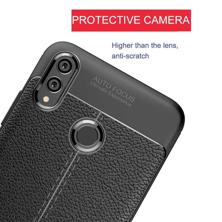 Litchi Texture TPU Shockproof Case for Huawei Honor 8X, For Huawei Honor 8X
