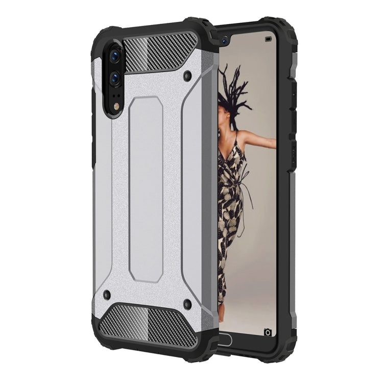For Huawei  P20 Full-body Rugged TPU + PC Combination Back Cover Case , Huawei P20, For Huawei P20