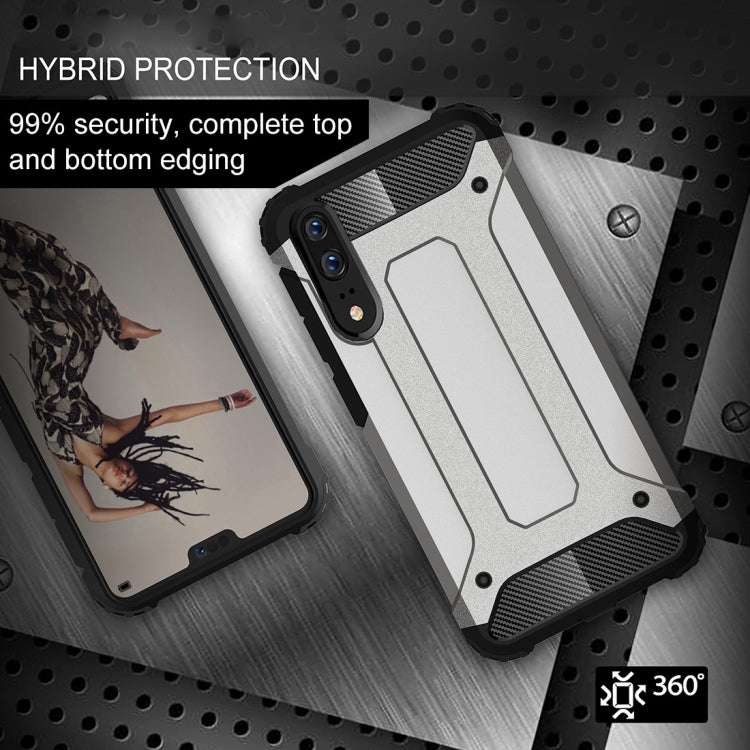 For Huawei  P20 Full-body Rugged TPU + PC Combination Back Cover Case , Huawei P20, For Huawei P20