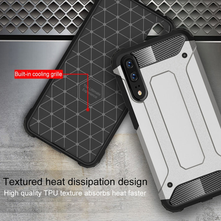 For Huawei  P20 Full-body Rugged TPU + PC Combination Back Cover Case , Huawei P20, For Huawei P20