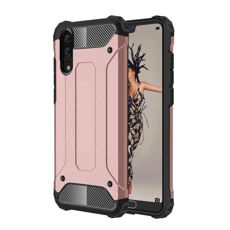 For Huawei  P20 Full-body Rugged TPU + PC Combination Back Cover Case , Huawei P20, For Huawei P20