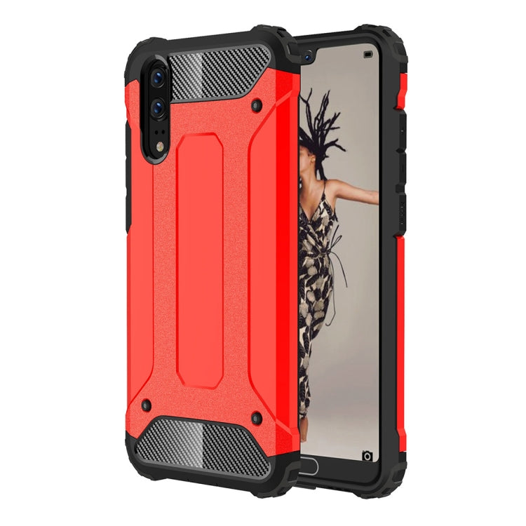 For Huawei  P20 Full-body Rugged TPU + PC Combination Back Cover Case , Huawei P20, For Huawei P20