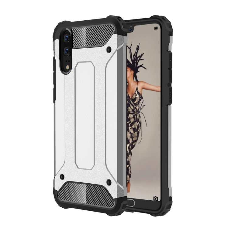 For Huawei  P20 Full-body Rugged TPU + PC Combination Back Cover Case , Huawei P20, For Huawei P20