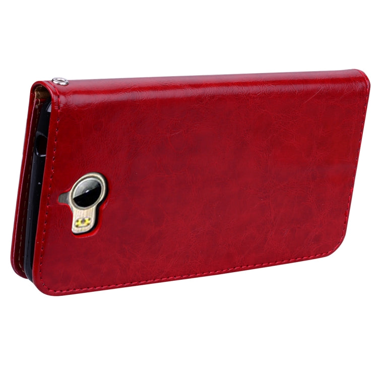 For Huawei  Y5 (2017) / Y6 (2017) Business Style Oil Wax Texture Horizontal Flip Leather Case with Holder & Card Slots & Hand Strap, For Huawei Y5 (2017) / Y6 (2017), For Huawei Y5 (2017)