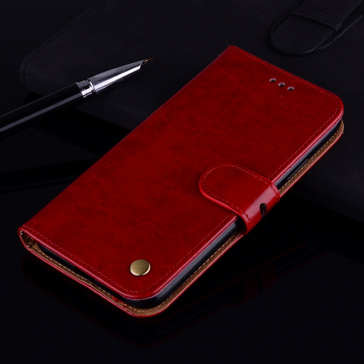 For Huawei  Y5 (2017) / Y6 (2017) Business Style Oil Wax Texture Horizontal Flip Leather Case with Holder & Card Slots & Hand Strap, For Huawei Y5 (2017) / Y6 (2017), For Huawei Y5 (2017)