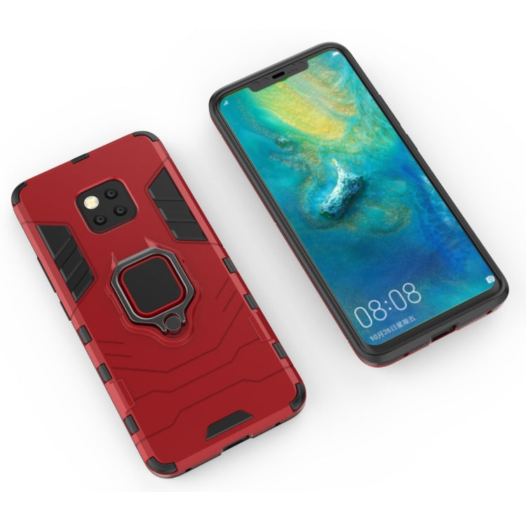 PC + TPU Shockproof Protective Case for Huawei Mate 20 Pro, with Magnetic Ring Holder, For Huawei Mate 20 Pro