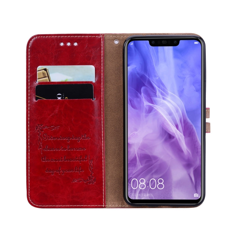 Business Style Oil Wax Texture Horizontal Flip Leather Case for Huawei Nova 3, with Holder & Card Slots & Wallet, For Huawei Nova 3, For Huawei Huawei Nova 3