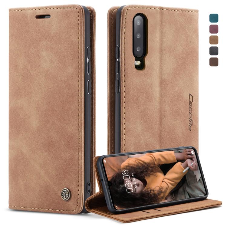 CaseMe-013 Multifunctional Retro Frosted Horizontal Flip Leather Case for Huawei P30, with Card Slot & Holder & Wallet, For Huawei P30