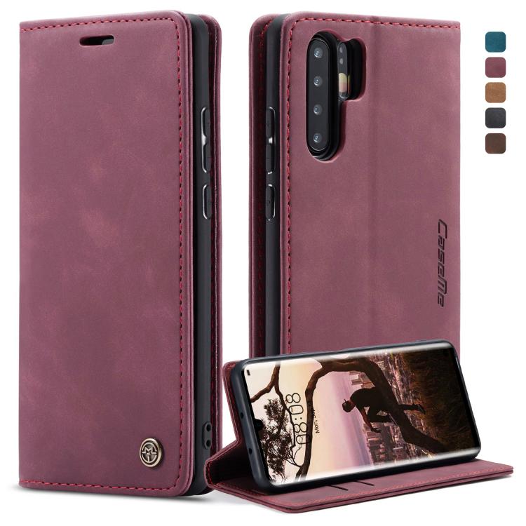 CaseMe-013 Multifunctional Retro Frosted Horizontal Flip Leather Case for Huawei P30 Pro, with Card Slot & Holder & Wallet, For Huawei P30 Pro