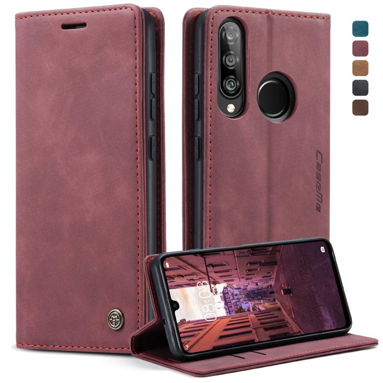CaseMe-013 Multifunctional Retro Frosted Horizontal Flip Leather Case for Huawei P30 Lite, with Card Slot & Holder & Wallet, For Huawei P30 Lite