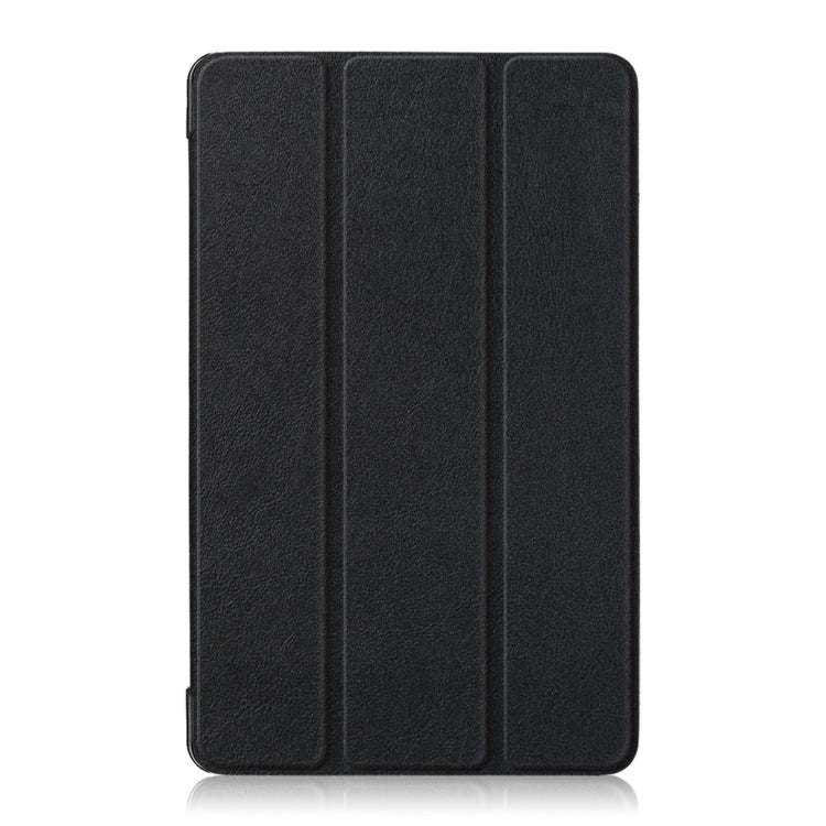 Custer Texture Horizontal Flip Leather Case for Huawei MediaPad M5 Lite 8 inch , with Three-folding Holder, For Huawei MediaPad M5 Lite
