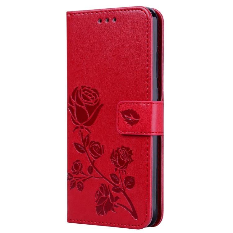 Rose Embossed Horizontal Flip PU Leather Case for Huawei P Smart 2019, with Holder & Card Slots & Wallet, For Huawei P Smart 2019