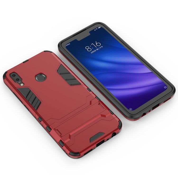 Shockproof PC + TPU Case for Huawei Y9 (2019) / Enjoy 9 Plus, with Holder, For Huawei Y9 (2019) / Enjoy 9 Plus