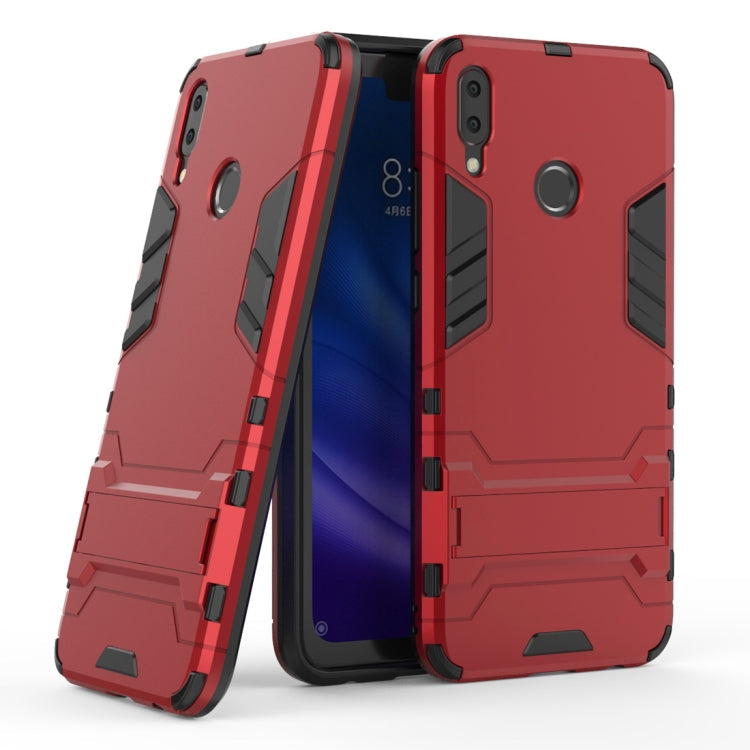 Shockproof PC + TPU Case for Huawei Y9 (2019) / Enjoy 9 Plus, with Holder, For Huawei Y9 (2019) / Enjoy 9 Plus