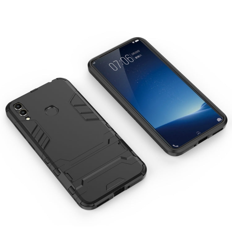 Shockproof PC + TPU Case for Huawei Honor 8C, with Holder, For Huawei Honor 8C