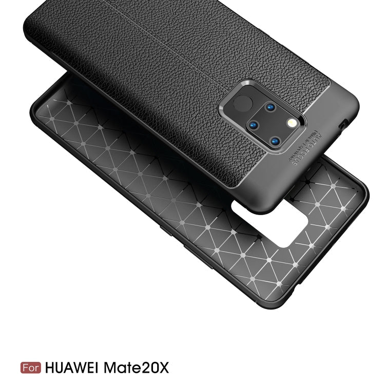 Litchi Texture TPU Shockproof Case for Huawei Mate 20 X, For Huawei Mate 20 X