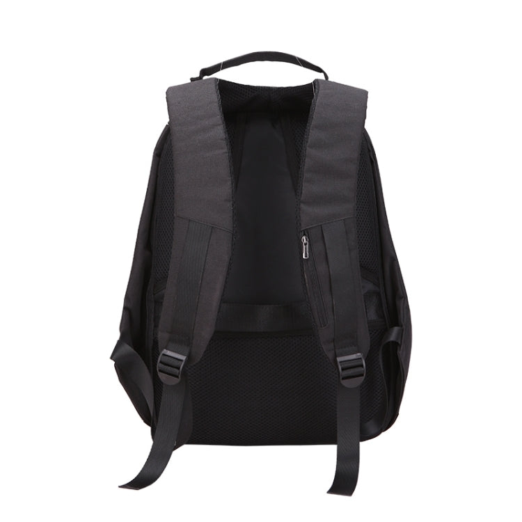 Multi-Function Large Capacity Travel Anti-theft Security Casual Backpack Laptop Computer Bag with External USB Charging Interface for Men / Women, Size: 42 x 29 x 14 cm, Black, Grey, Blue, Purple