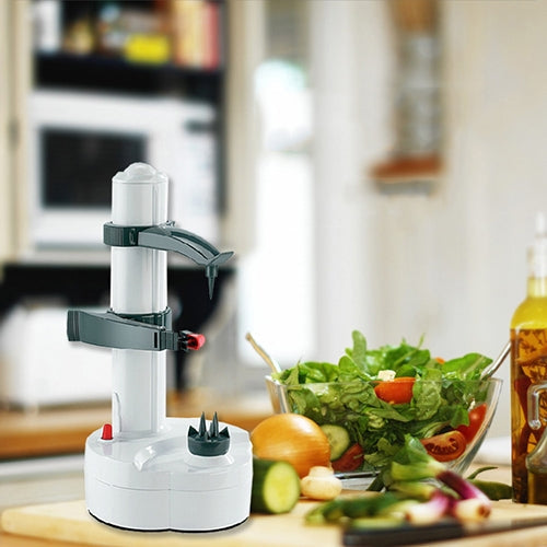 Multifunction Stainless Steel Electric Vegetables Fruit Peeler Automatic Peeling Machine, Dry Battery