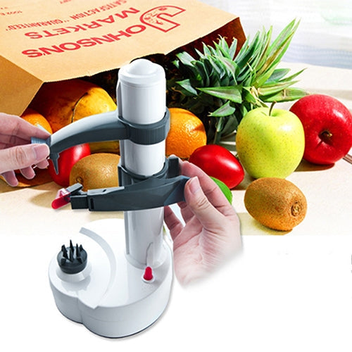 Multifunction Stainless Steel Electric Vegetables Fruit Peeler Automatic Peeling Machine, Dry Battery