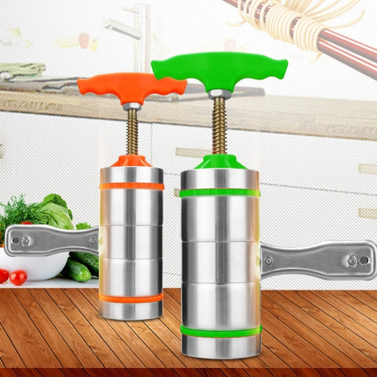 5 Molds Household Manually Small Stainless Steel Pressing Style Handhold Noodle Machine, 5 Molds