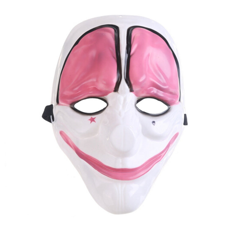 Halloween Mask PVC Halloween Festival Party Mask, Clown Pattern, Red Brain Pattern, Old Man Pattern