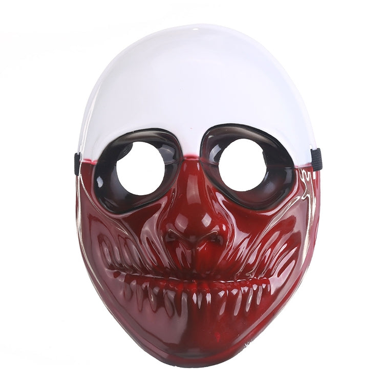 Halloween Mask PVC Halloween Festival Party Mask, Clown Pattern, Red Brain Pattern, Old Man Pattern