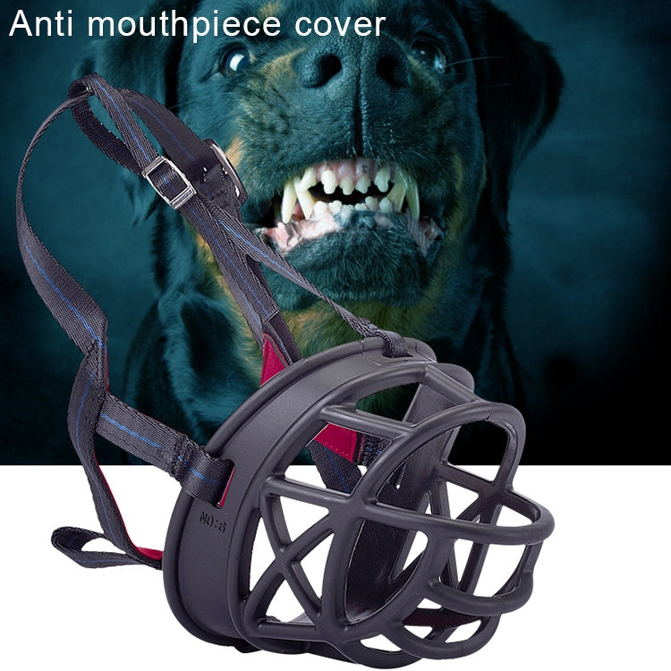 Dog Muzzle Prevent Biting Chewing and Barking Allows Drinking and Panting, Size: 8.2*7.6*10.4cm, Size: 8.2*7.6*10.4cm
