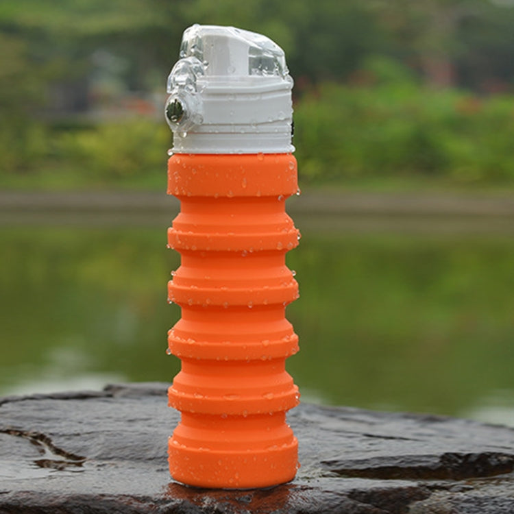500mL Outdoor Travel Silicone Foldable Kettle Telescopic Cup Sports Drinking Bottle