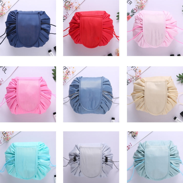Travel Large Volume Drawstring Bag Cosmetic Sundries Storage Bag, Light Grey, Light Pink, Mint Green, Navy Blue, Red, Black, Pink