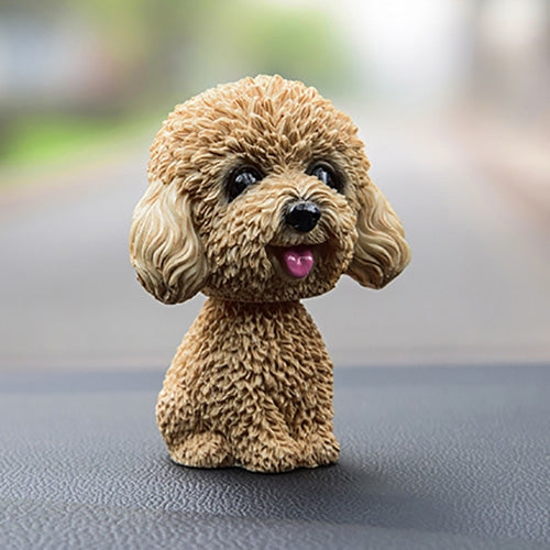 Shaking Head Dog Car Ornaments Resins Lovely Cartoon Dog New Year Gifts with Double-sided Adhesive Tape, Pomeranian Cartoon Dog, Inu Cartoon Dog, Bulldog Cartoon Dog, Husky Dog Cartoon Dog, Corgi Dog Cartoon Dog, White Teddy Cartoon Dog                ...