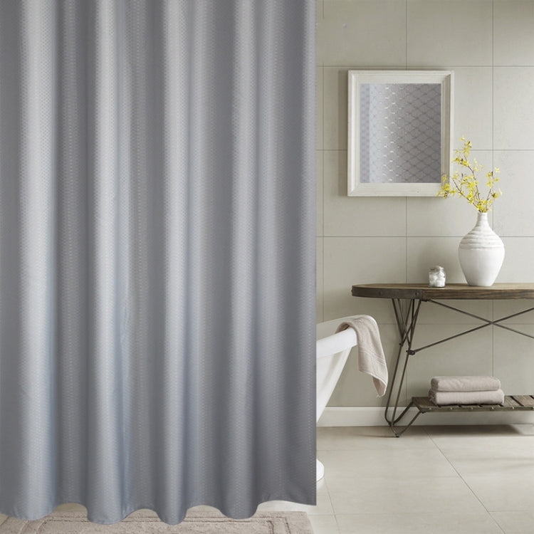 Thickening Waterproof And Mildew Curtain Honeycomb Texture Polyester Cloth Shower Curtain Bathroom Curtains,Size:120*200cm, Size:120*200cm