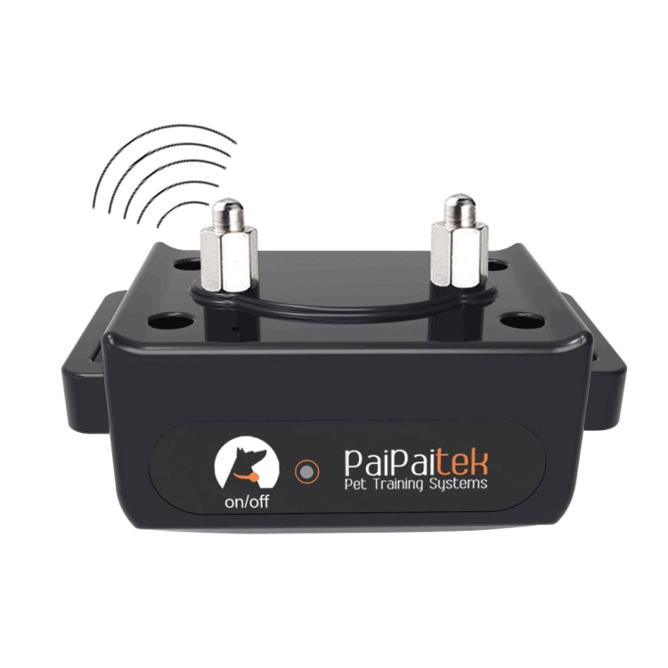 PaiPaitek Automatic Anti Barking Collar Pet Training Control System + Electric Shock PU Leather Collar for Dogs, PD525