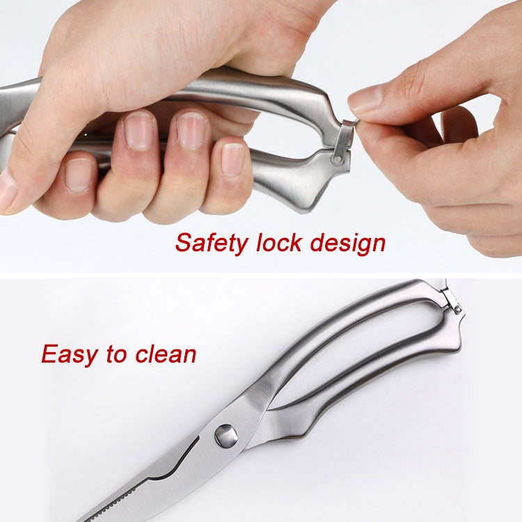 10 inch Kitchen Poultry Fish Chicken Bone Stainless Steel Cutter Cook Gadget Shear, Gift Box Package, Gift Box Package