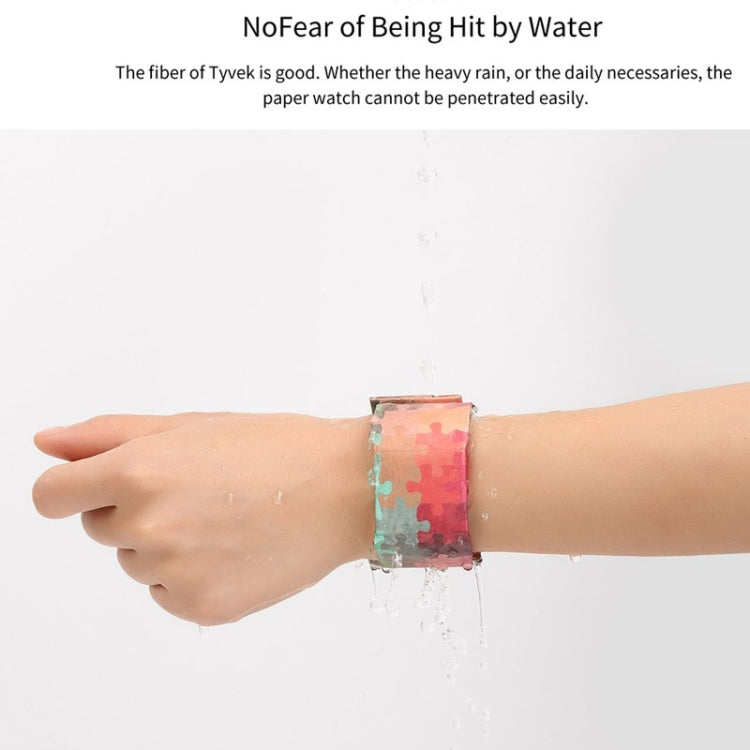 Adventure Pattern Creative Fashion Waterproof Paper Watch Intelligent Paper Electronic Wristwatch, Adventure Pattern