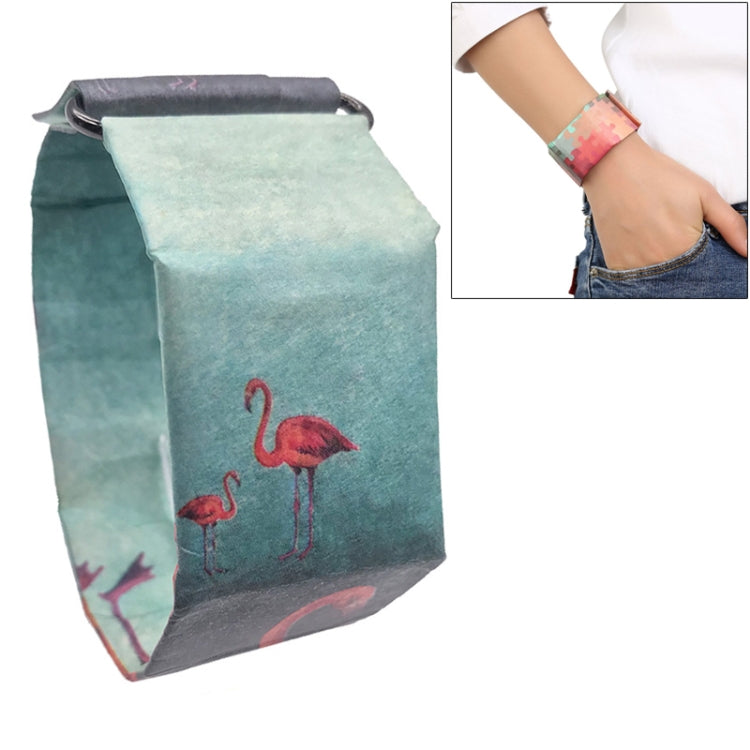 Flamingo Pattern Creative Fashion Waterproof Paper Watch Intelligent Paper Electronic Wristwatch, Flamingo Pattern