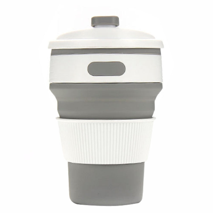 350ml Folding Portable Silicone Coffee Cup Multi-function Travel Cup