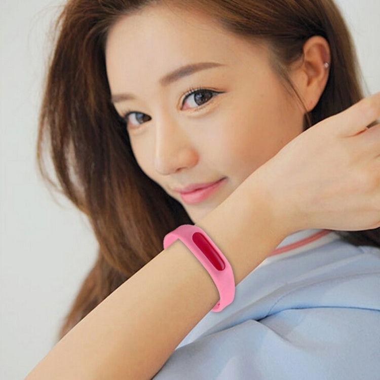 10 PCS Anti-mosquito Silicone Repellent Bracelet Buckle Wristband Bugs Away, Suitable for Children and Adults, Length:23cm, Random Color Delivery, 10 PCS