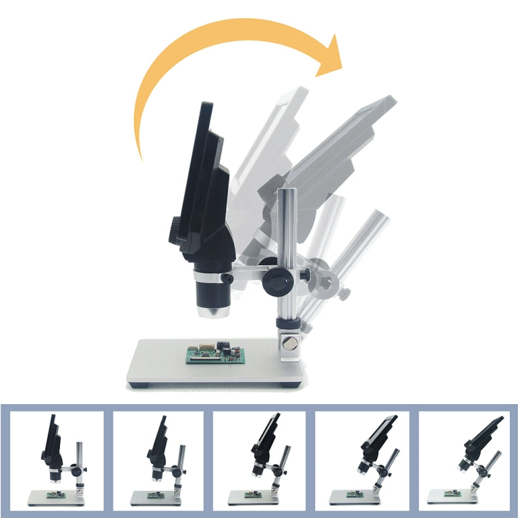 G1200 7 inch LCD Screen 1200X Portable Electronic Digital Desktop Stand Microscope, AU Plug, Lithium Battery EU Plug, Lithium Battery UK Plug, Lithium Battery US Plug, Lithium Battery AU Plug