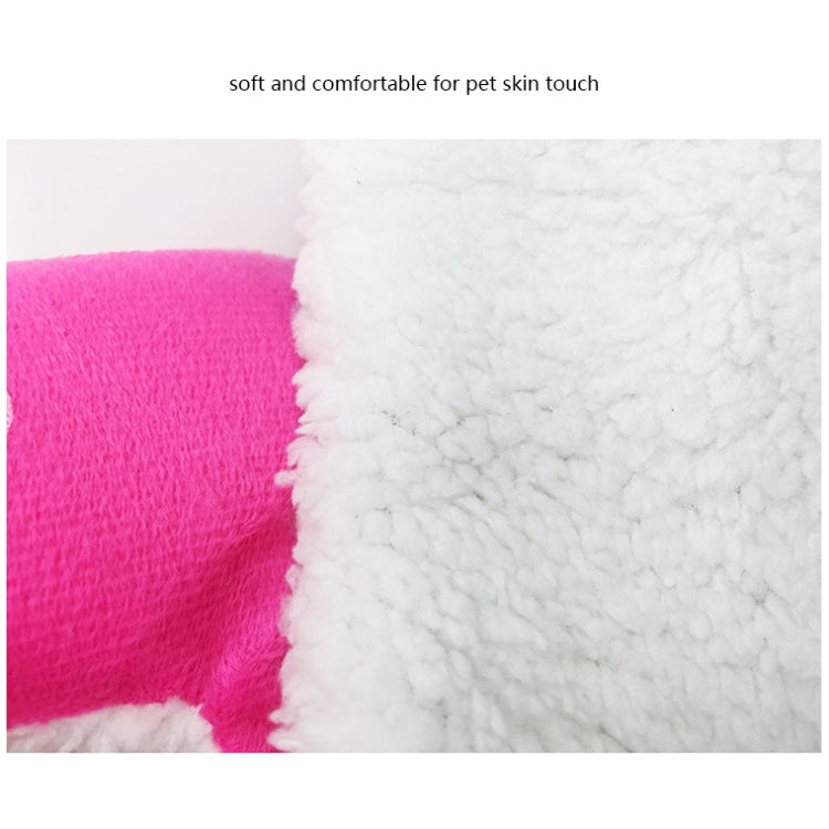 Strawberry Shaped Foldable Short Plush Pet House Nest, Size: S, Purple, Size S, Red, Size S, Pink, Size S, Blue, Size S