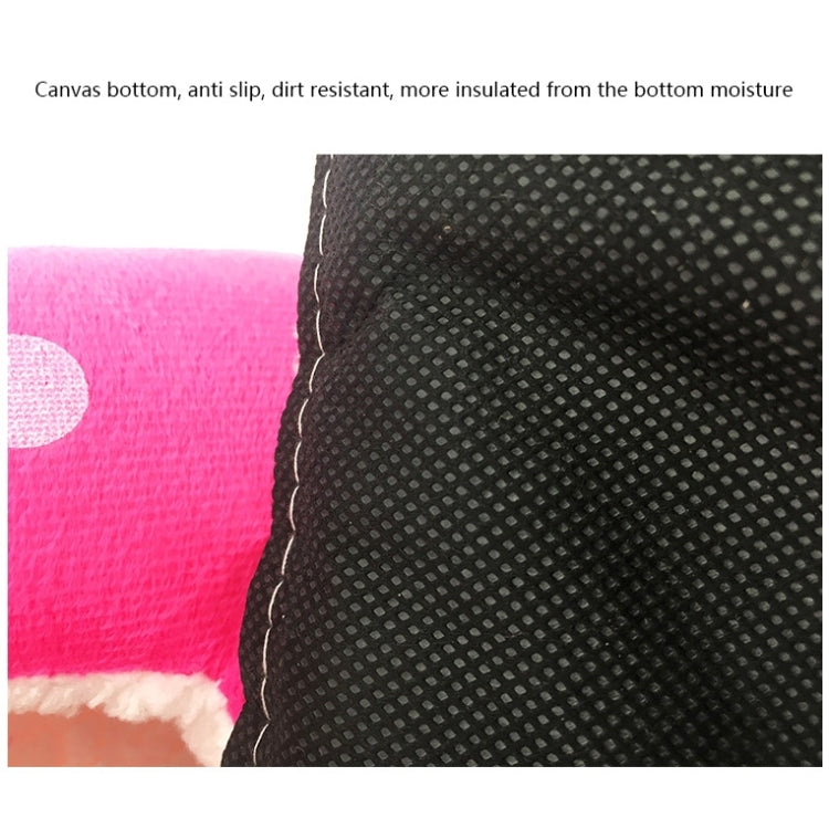 Strawberry Shaped Foldable Short Plush Pet House Nest, Size: S, Purple, Size S, Red, Size S, Pink, Size S, Blue, Size S