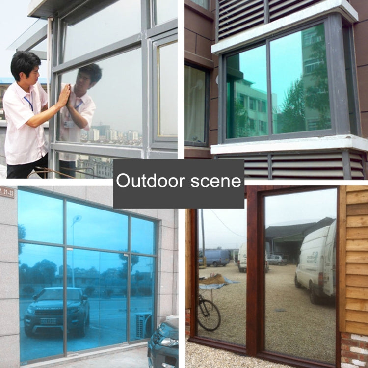 UV Reflective One Way Privacy Decoration Glass Window Film Sticker, Width: 40cm, Length: 1m, Width: 40cm