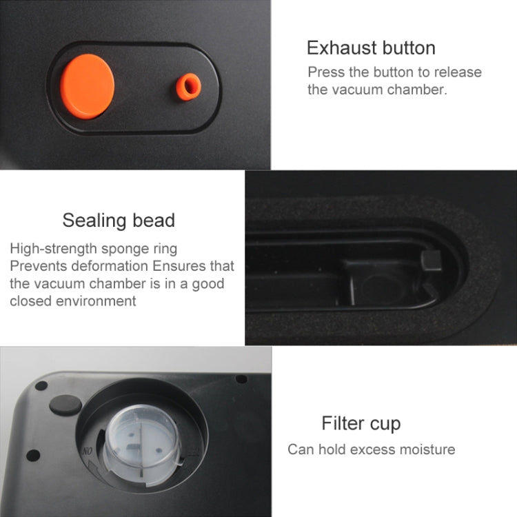 Household Commercial Food Vacuum Plastic Packaging Machine Sealer Closer Machine, US Plug, Food US Plug (Black), Food US Plug (White)
