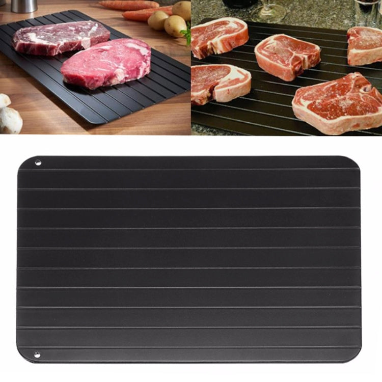 Kitchen Tool Rapid Defrosting Tray Thawing Plate Frozen Food Defrost Without Electricity, Size: 11.6 x 8 inch, Medium 3mm